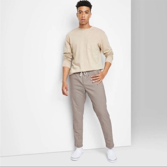 Adult tapered woven joggers original use brown xs - Picture 9 of 11